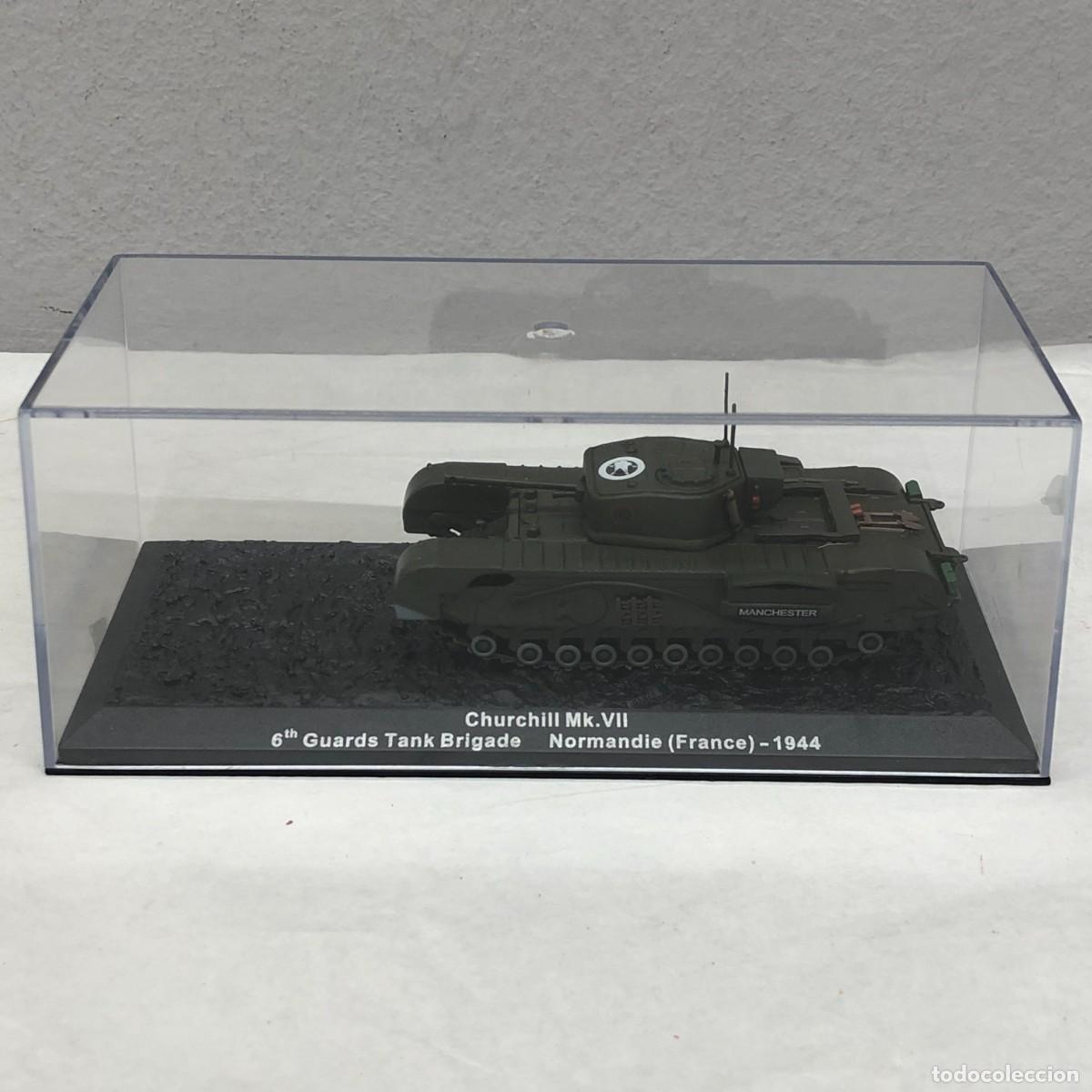 Maquetas: TANQUE EN MINIATURA - CHURCHILL MK.VII - 6TH GUARDS TANK BRIGADE - NORMANDIE (FRANCE) - 1944 / 959
