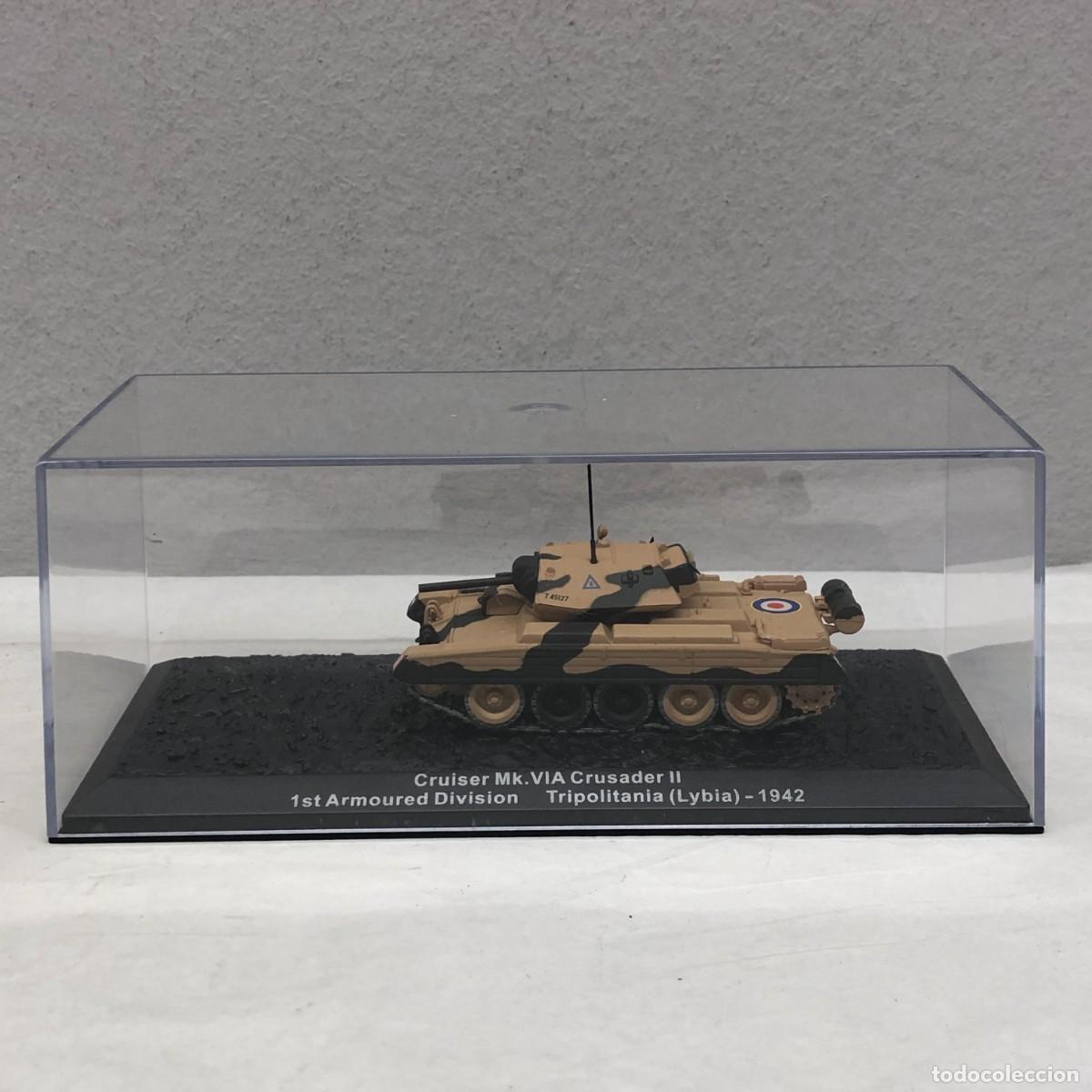Maquetas: TANQUE EN MINIATURA - CRUISER MK. VIA CRUSADER II - 1ST ARMOURED DIVISION - LYBIA - 1942 / 965