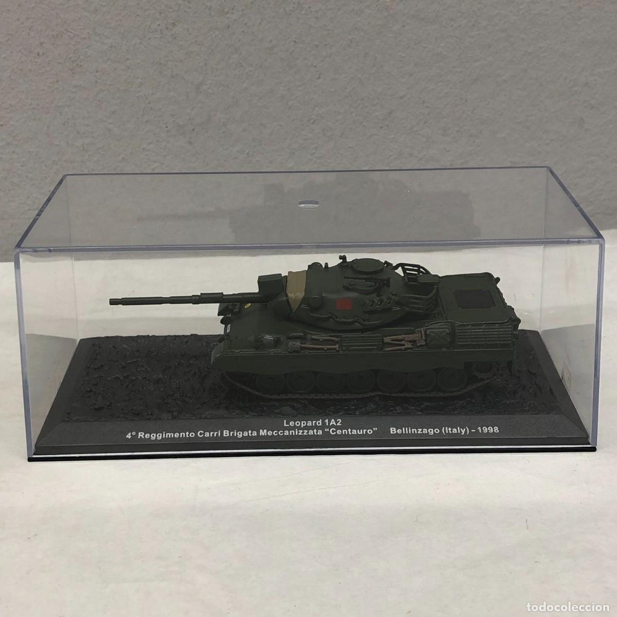Maquetas: TANQUE EN MINIATURA - LEOPARD 1A2 - 4&ordm; REGGIMENTO CARRI BRIGATA MECCANIZZATA - ITALY - 1998 / 971