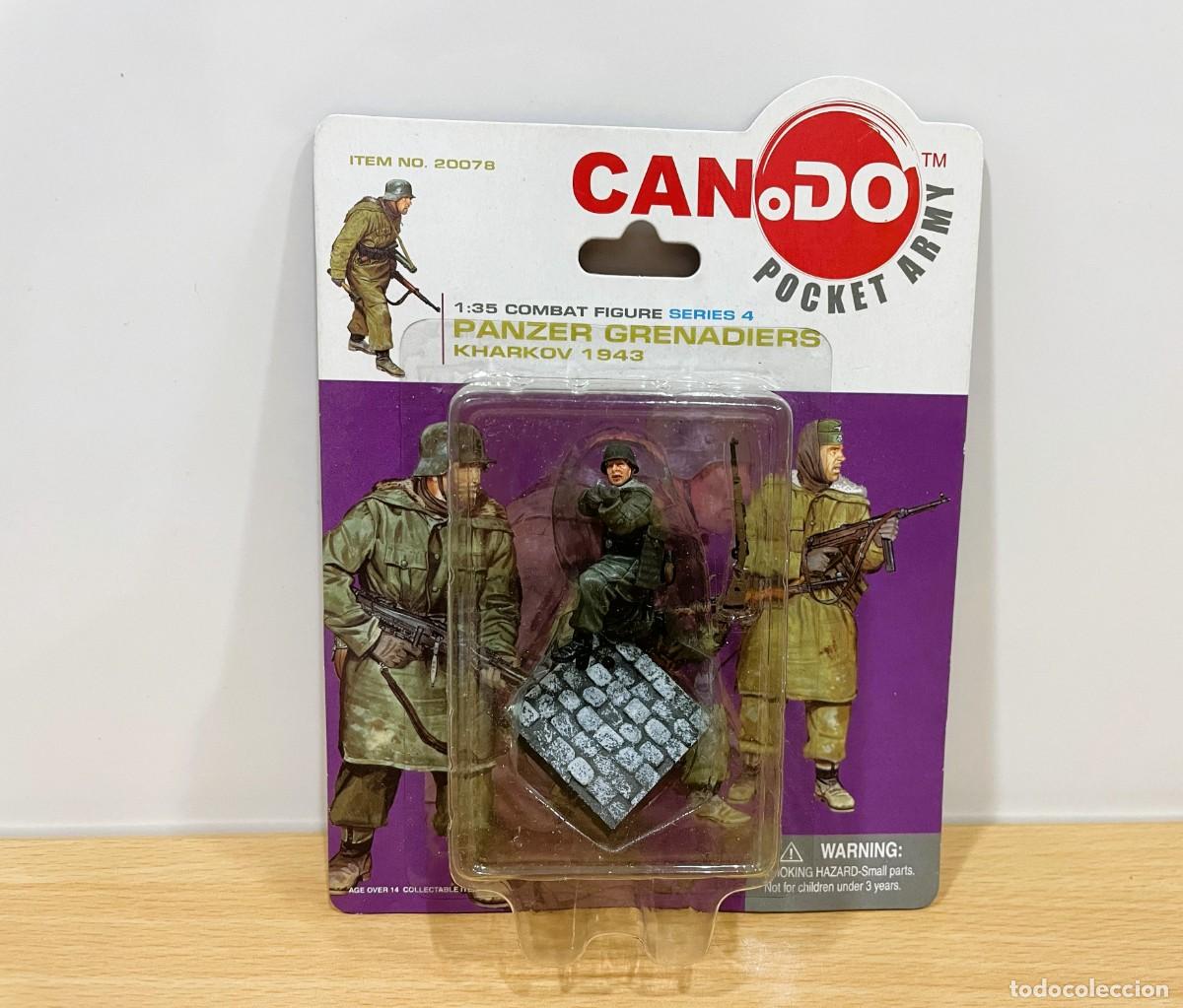 Maquettes: COMBAT FIGURA SERIE 4 MODELO C ESCALA 1/35 - PANZER GRENADIER EN KHARKOV, 1943. CAN.DO DRAGON (2003)