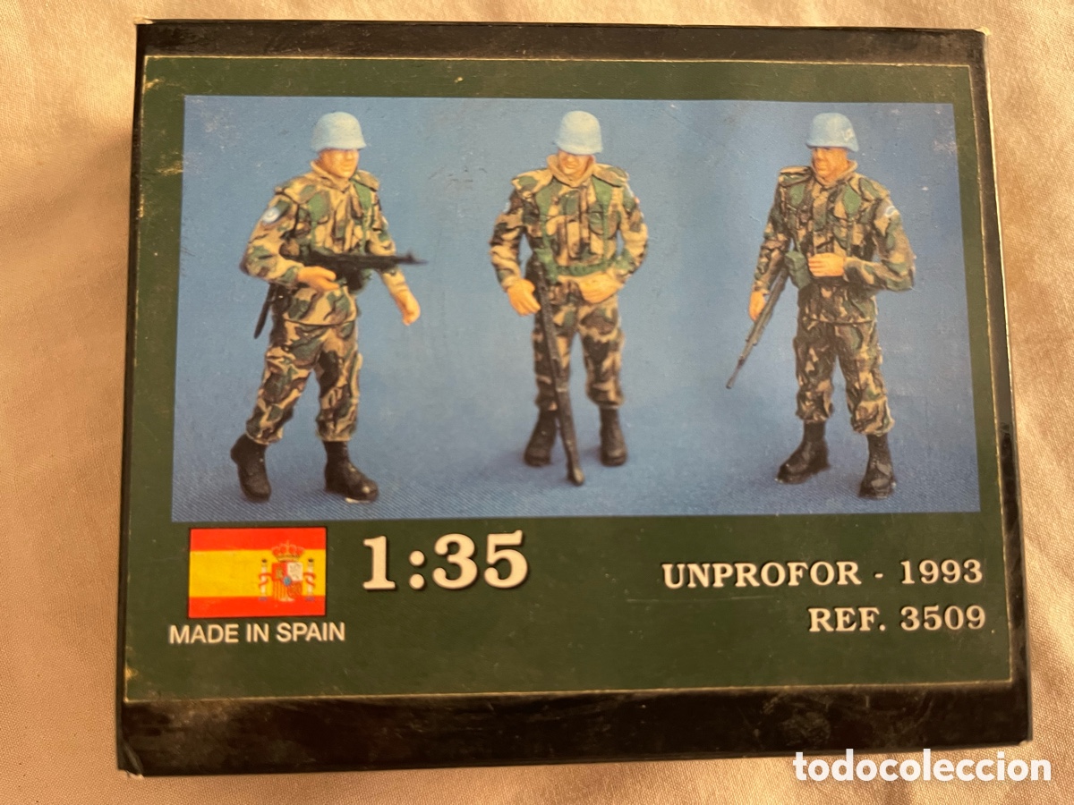 Maquetas: UNPROFOR Bosnia 1993 soldados espa&ntilde;oles 1:35 NIMIX maqueta figuras