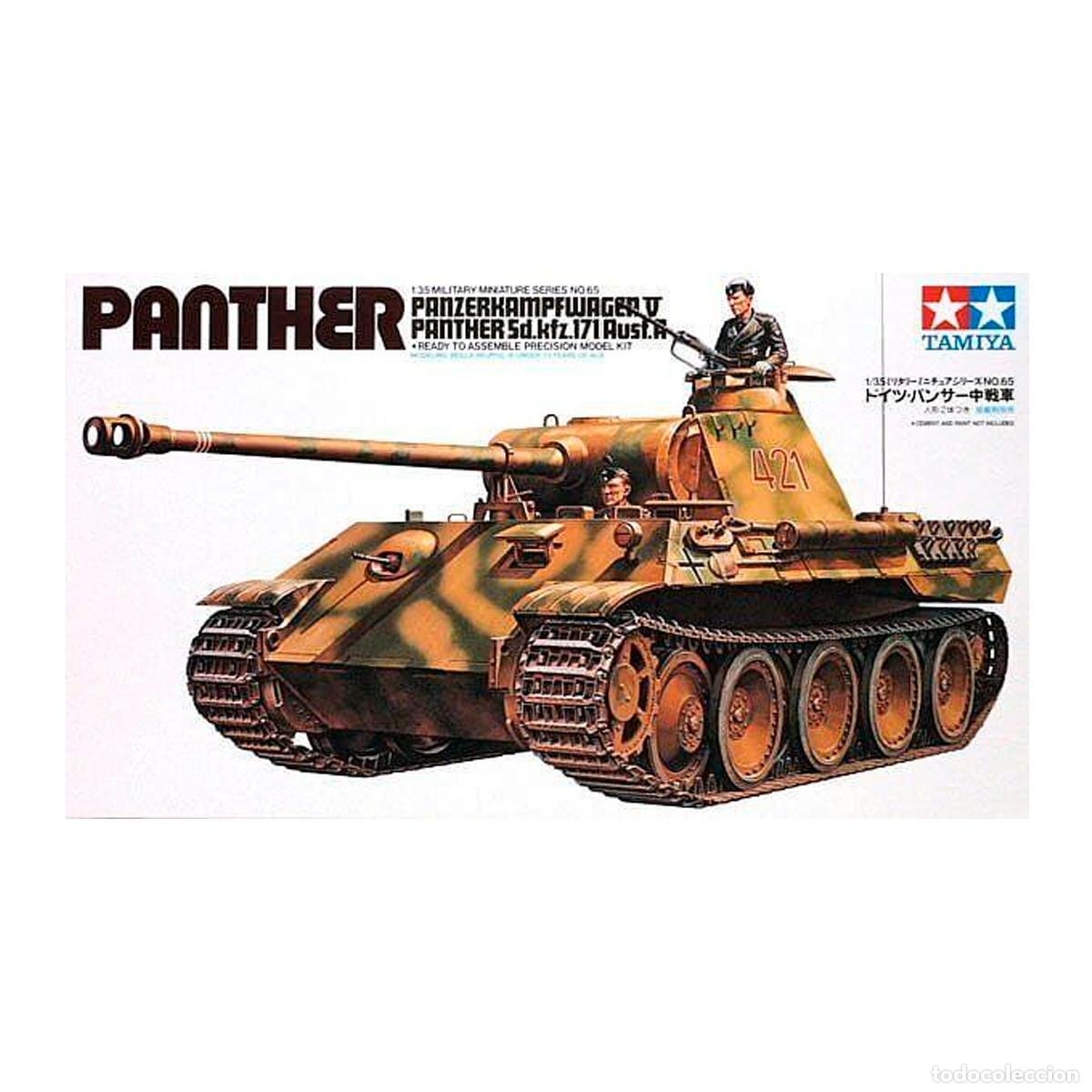 Maquetas: Maqueta Tamiya Escala 1/35 German Panther V Med. Tank