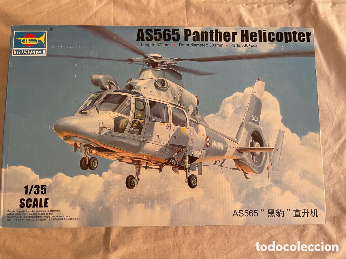 Maquetas: AS 565 PANTHER Helicopter 1:35 TRUMPETER 05108 maqueta helic&oacute;ptero
