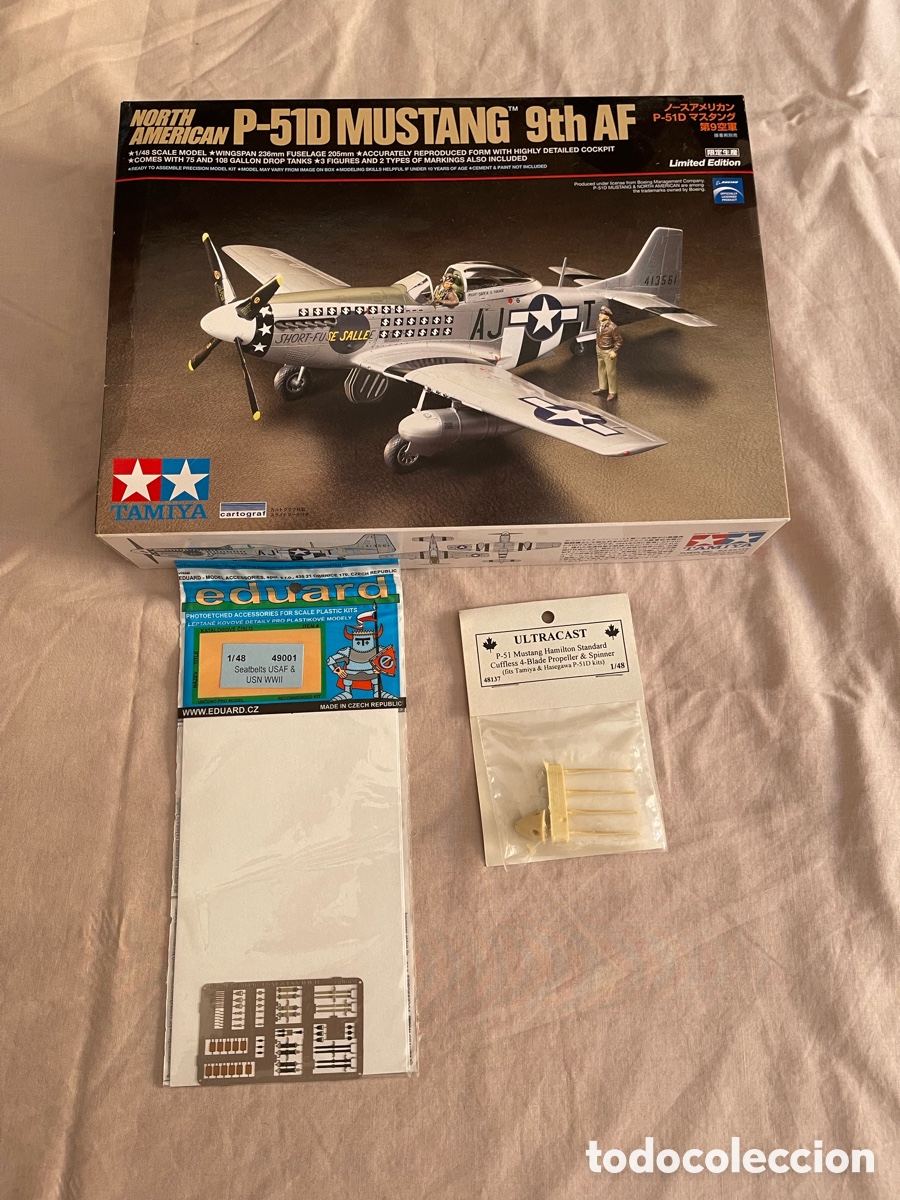 Maquetas: North American P-51D MUSTANG 9th Force ( Edici&oacute;n limitada) 1:48 TAMIYA 92215 maqueta avi&oacute;n