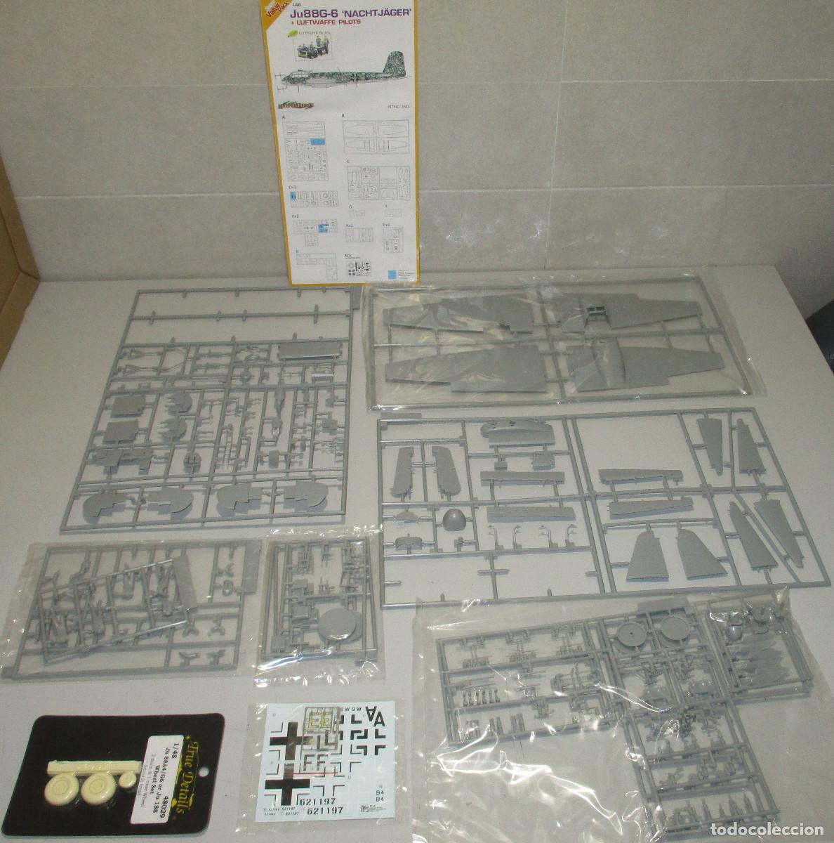 Maquetas: maqueta avi&oacute;n Dragon 5563 Junkers JU88G-6 Nachtjage with Luftwaffe pilots