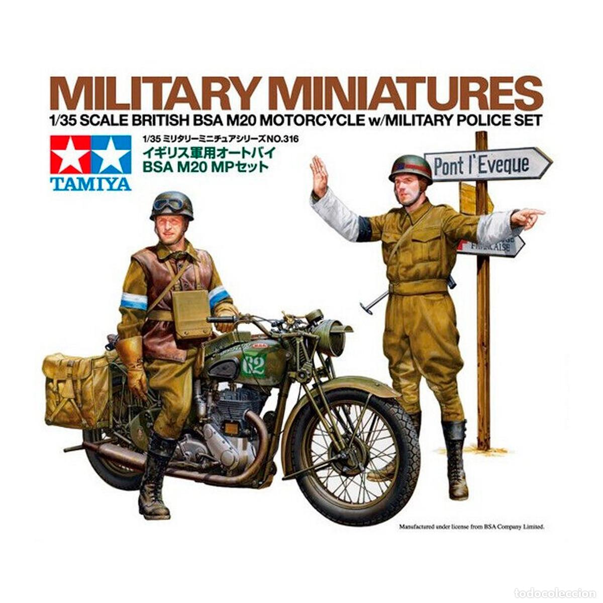 Maquetas: Maqueta Tamiya Escala 1/35 BSA M20 with Military Police