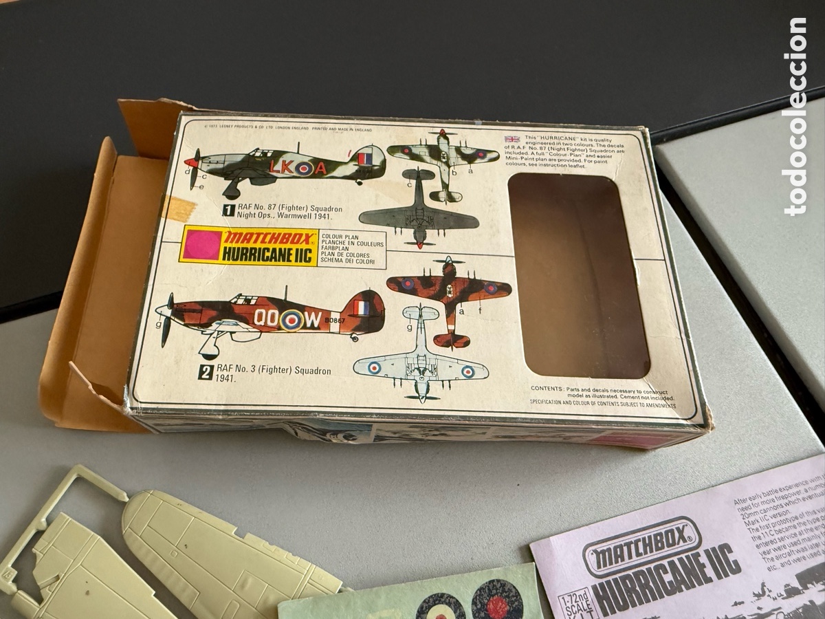 Maquetas: MATCHBOX. HURRICANE IIC - Foto 3