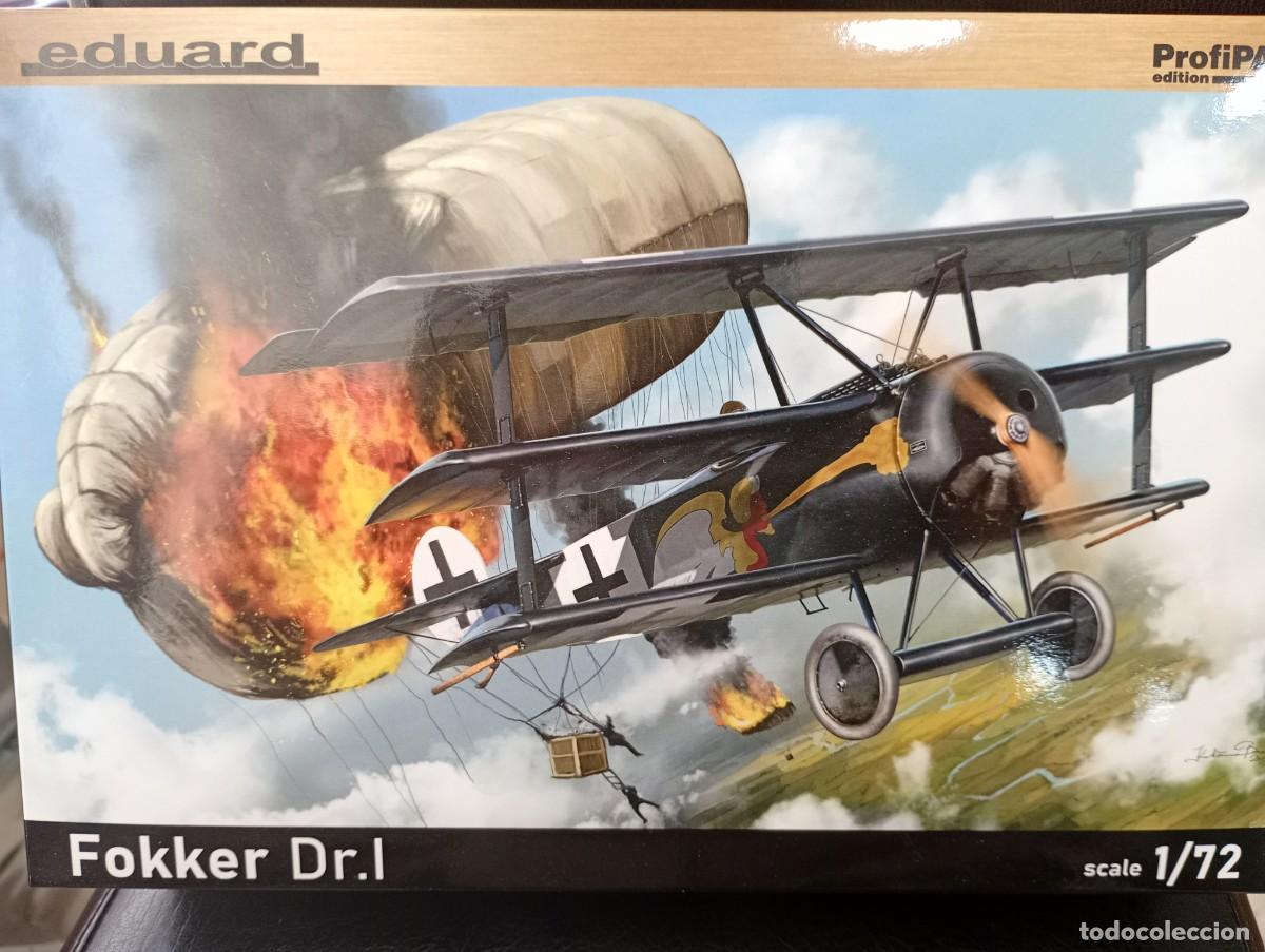 Maquetas: Maqueta Eduard 1/72 Triplano Fokker 1&ordf; GM. Alemania Precintada