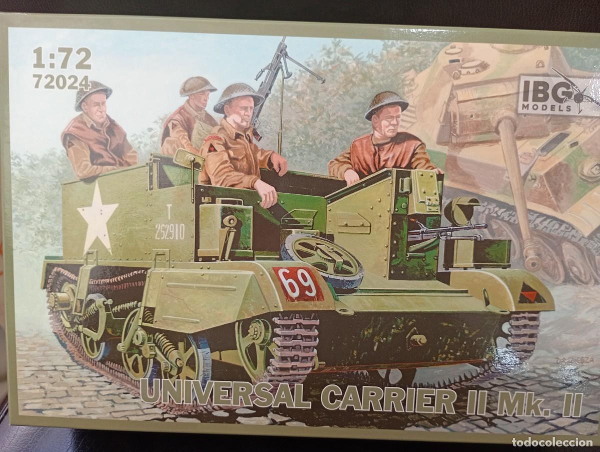 Maquetas: Maqueta 1/72 IBG Tanqueta brit&aacute;nica con soldados. Precintada