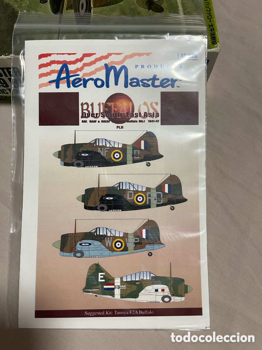 Maquetas: BUFFALOS Over South East Asia en 1:48 AEROMASTER 48-625 calcas maqueta avi&oacute;n buffalo