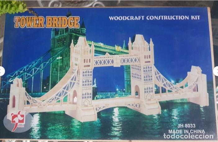 Maquetas: Tower Bridge, juguete montable en madera