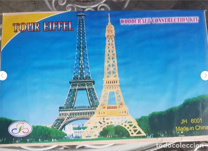 Maquetas: Torre Eiffel, juguete montable en madera
