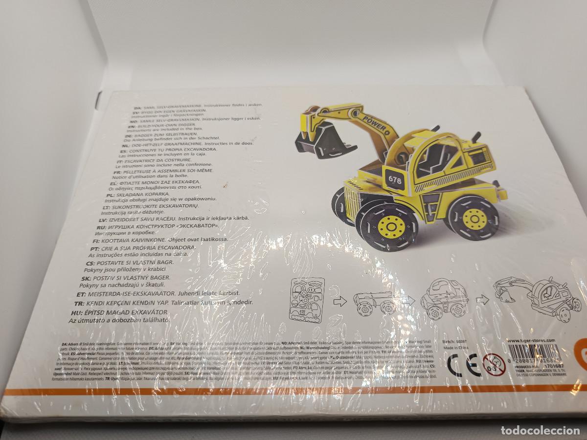 Maquetas: Excavadora montable en cart&oacute;n - Foto 2