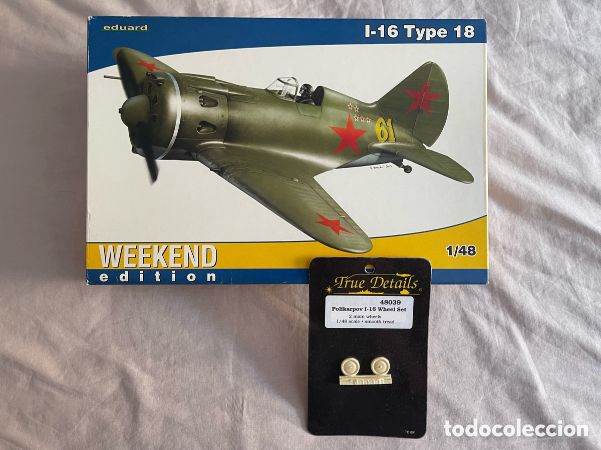 Maquetas: POLIKARPOV I-16 Type 18 1:48 EDUARD 8465 maqueta avi&oacute;n