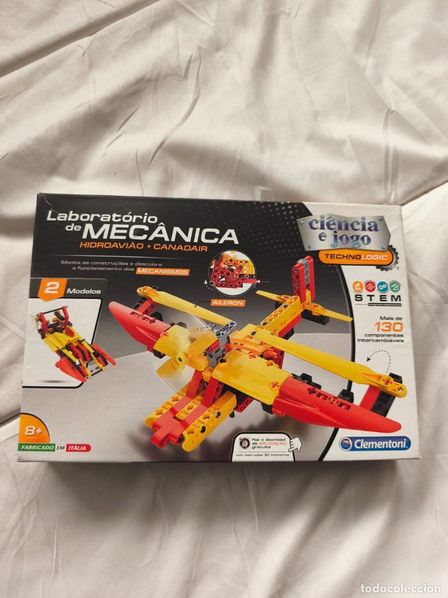 Maquetas: Laboratorio de Mec&aacute;nica . Hidroavi&oacute;n + Canadair. Techno Logic . Kit de construcci&oacute;n . Caja original