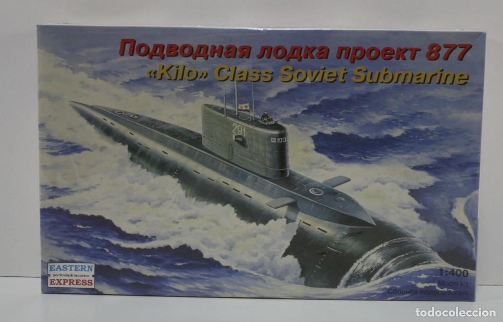 Maquetas: MAQUETA EASTERN EXPRESS SUBMARINO SOVI&Eacute;TICO CLASE KILO 1/400 - Foto 2