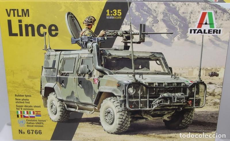 Maquetas: Maqueta vehiculo blindado VTLM Lince, ref. 6766, 1/35, Italeri