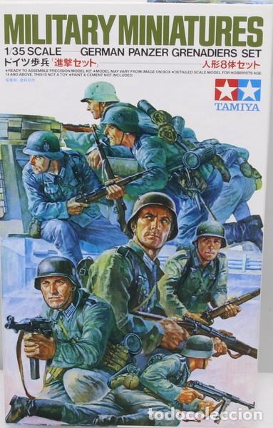 Maquetas: Maqueta figuras alemanas, Panzer Grenadiers, ref. 35061, 1/35, Tamiya
