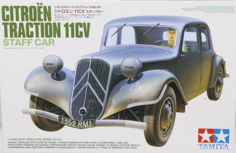 Maquetas: Maqueta coche Citro&euml;n traction 11 CV, ref. 35301, 1/35, Tamiya