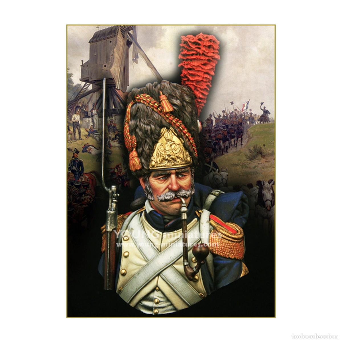 Maquetas: Maqueta Busto Resina Escala 1/10 FRENCH GRENADIERS OF THE IMPERIAL GUARD Young Miniatures