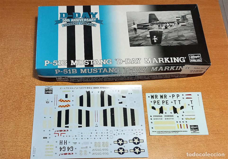 Maquetas: Maqueta del Caza P-51B &rdquo;Mustang&rdquo;. Edici&oacute;n 50&ordm; Aniversario de Normand&iacute;a de Hasegawa a 1/72