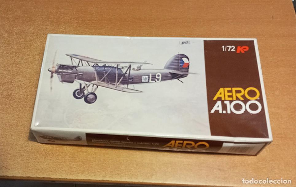 Maquetas: Maqueta del Biplano de ataque checo Aero A.100 de Kp Models a 1/72