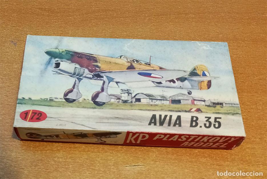 Maquetas: Maqueta del prototipo de caza checo Avia B.35 de KP a 1/72 (Vintage)