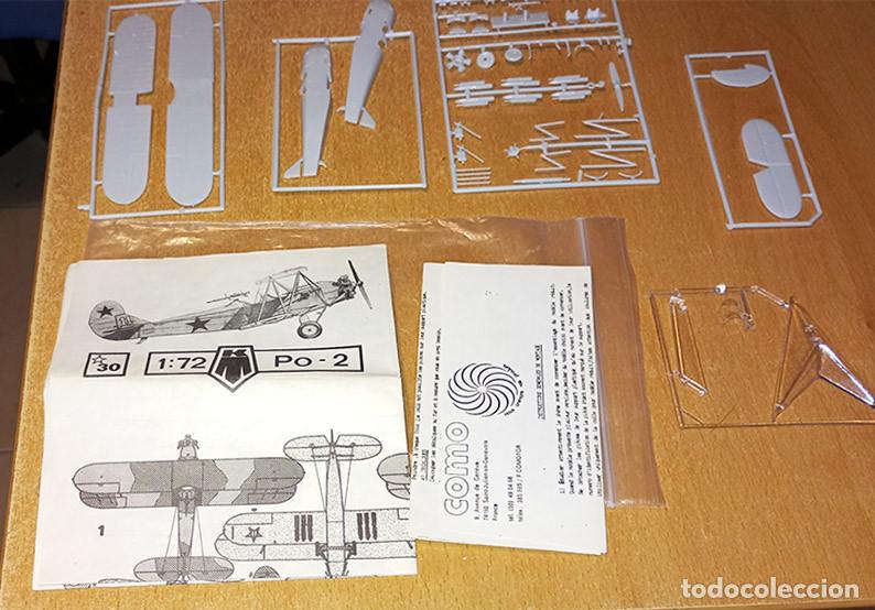 Maquetas: Maqueta del Biplano sovi&eacute;tico Polikarpov Po-2 de KP a 1/72 (Vintage, sin calcas y en bolsa)