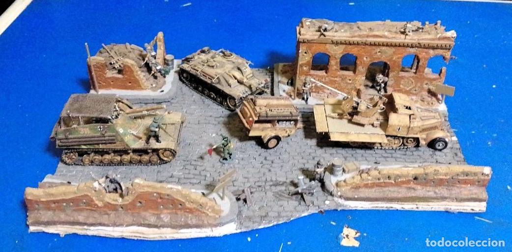 Maquetas: maqueta tropas blindadas alemanas segunda guerra mundial escala 1/72