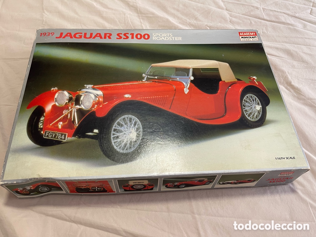 Maquetas: JAGUAR SS100 1:16 ACADEMY maqueta coche descapotable