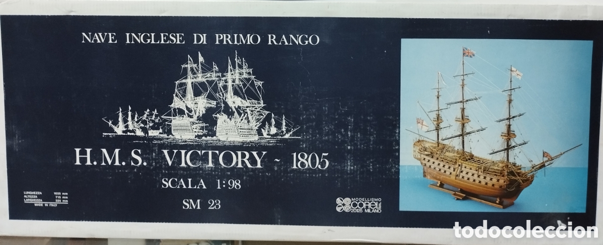 Maquetas: Maqueta del barco H.M.S. Victory de 1805,