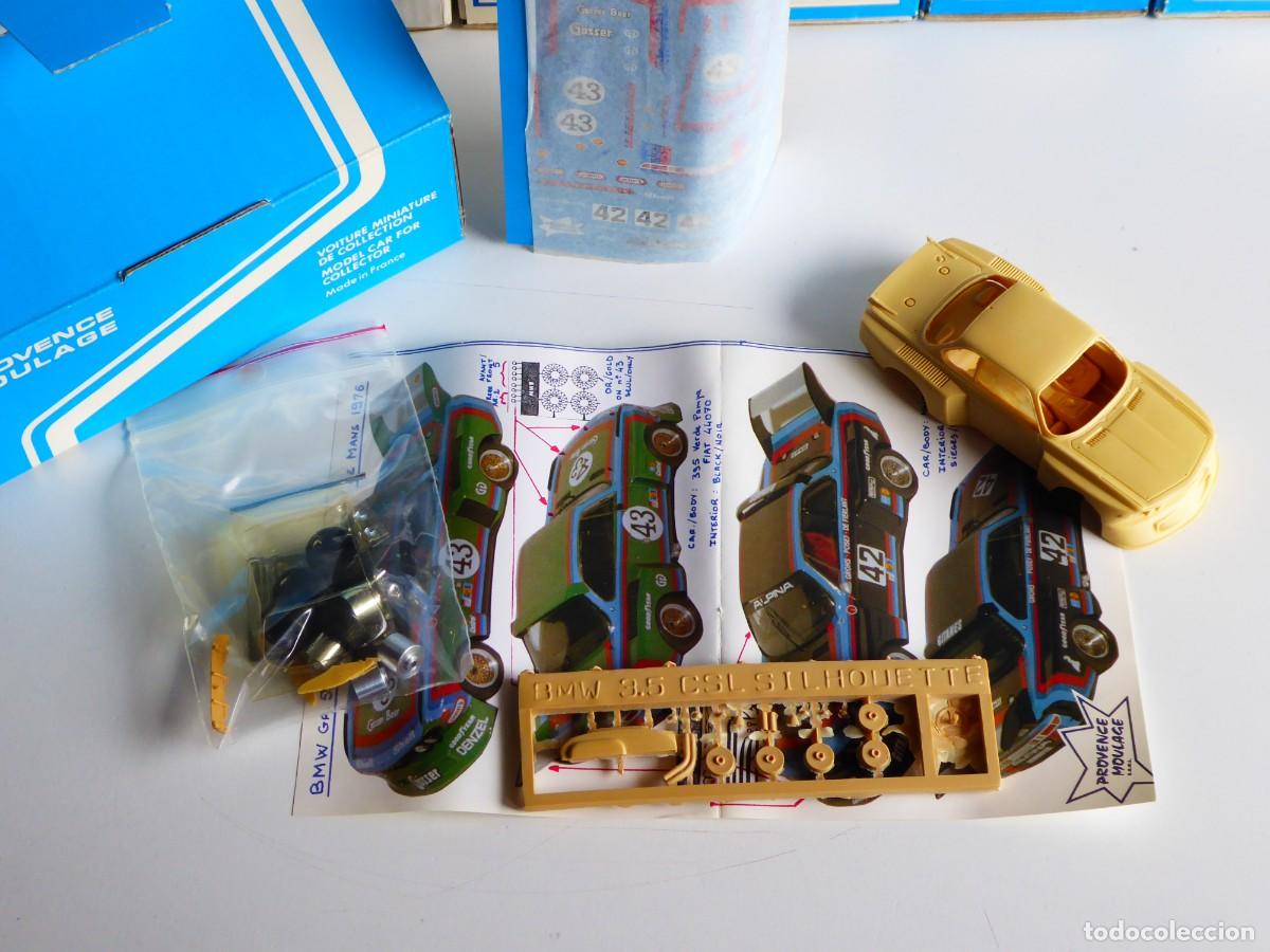 Maquetas: 1/43 Provence Moulage Kit BMW Alpina Schnitzer 3.5 CSL Gr.5 Gosser Beer Gitanes 24H Le Mans 1976