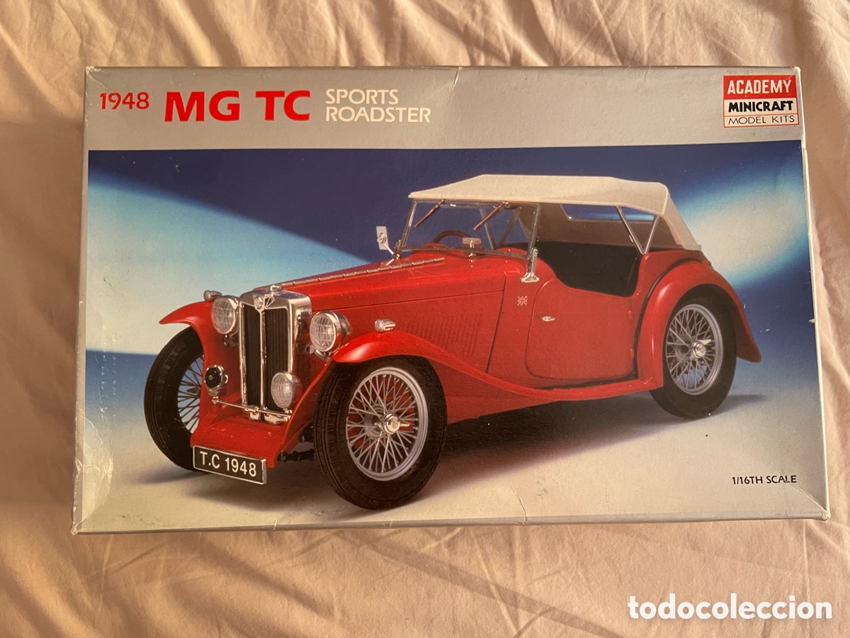 Maquetas: 1948 MG TC Sport Roadster 1:16 ACADEMY 1512 maqueta coche cl&aacute;sico