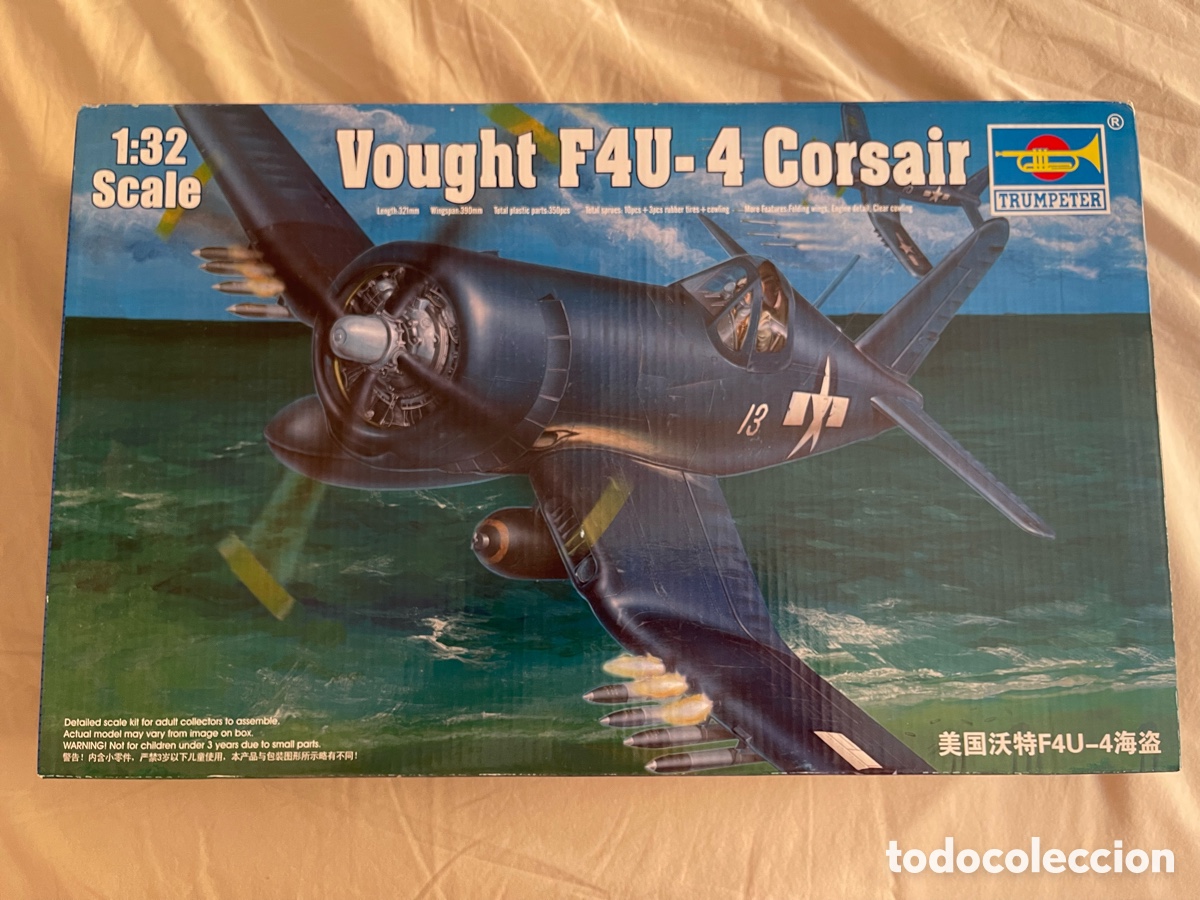 Maquetas: Vought F4U-4 CORSAIR 1:32 TRUMPETER 02222 maqueta avi&oacute;n