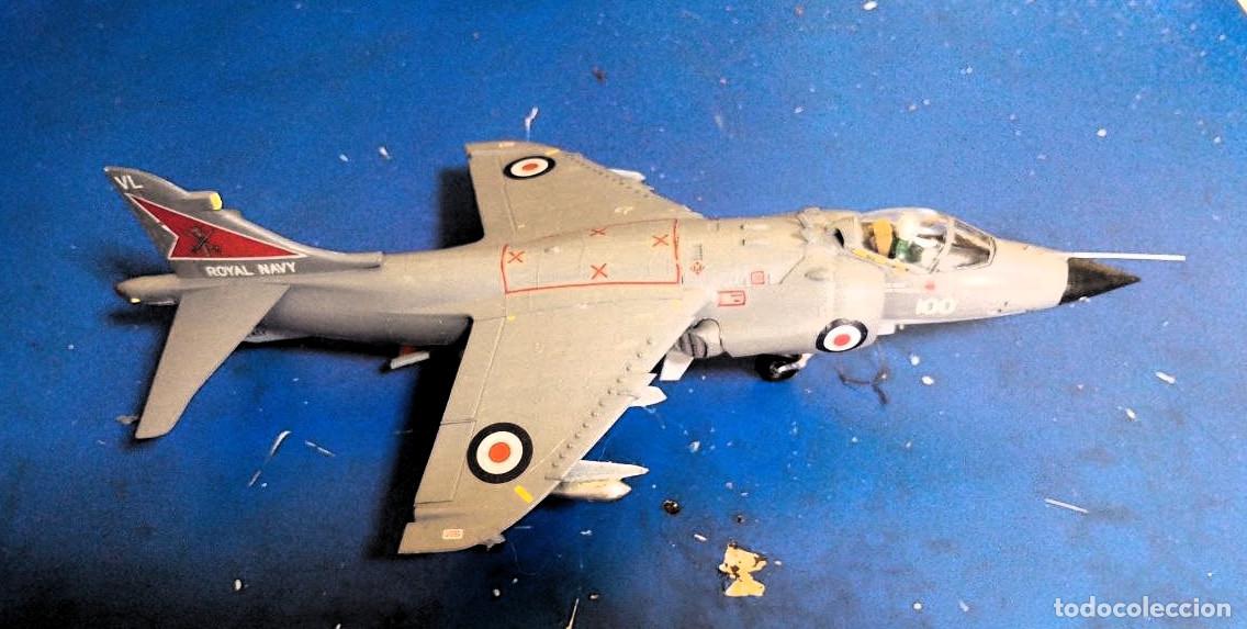 Maquetas: maqueta avion Harrier II de la royal navy escala 1/48