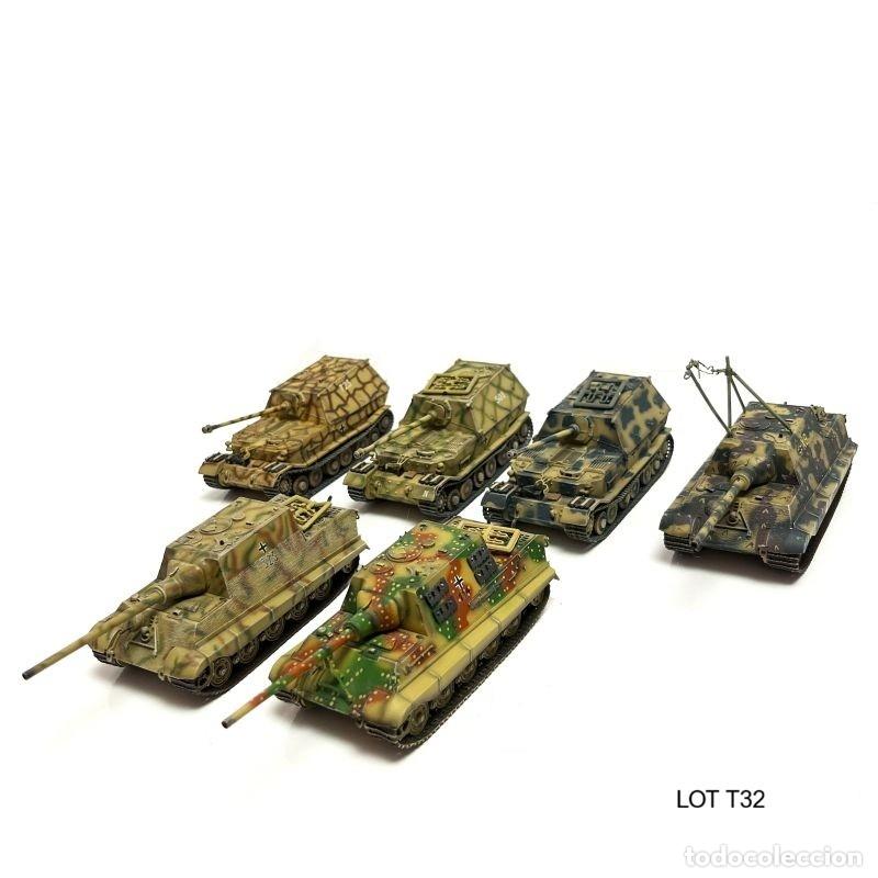 Maquetas: LOT T32 SET 6 TANQUES 2&ordf; GUERRA MUNDIAL 1:72 Dragon Armor. 3 Panzerj&auml;ger Elefant 3 Panzerj&auml;ger Tiger