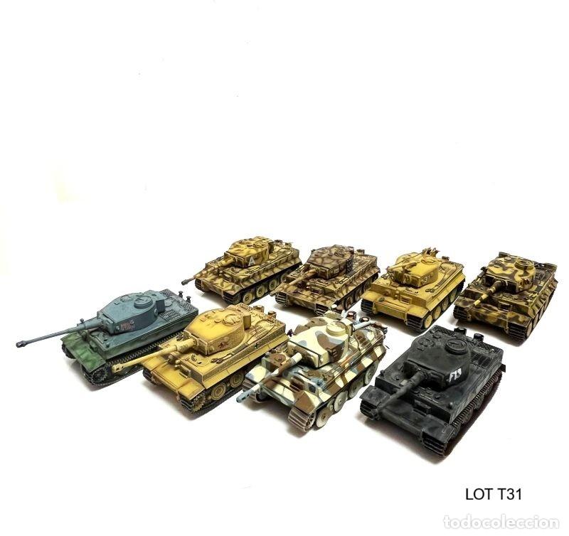 Maquetas: LOT T31 SET 8 TANQUES 2&ordf; GUERRA MUNDIAL 1:72 Dragon Armor. 8 Sd.Kfz. 181 Panzerkampfwagen VI Tiger I