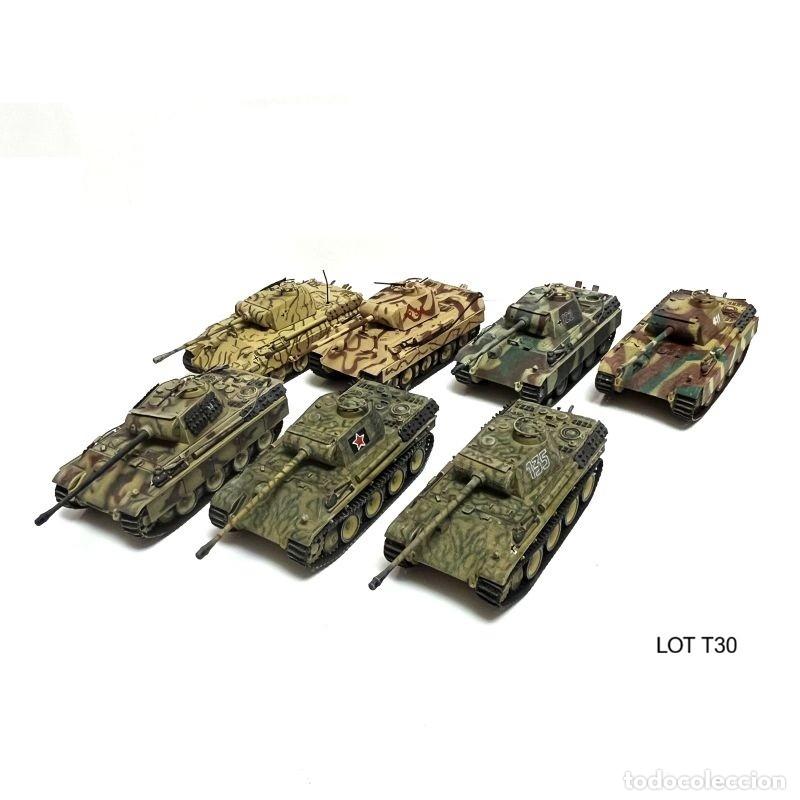 Maquetas: LOT T30 SET 7 TANQUES 2&ordf; GUERRA MUNDIAL 1:72 Dragon Armor. 7 Sd.Kfz.171 &rdquo;Panther&rdquo; Panzerkampfwagen V