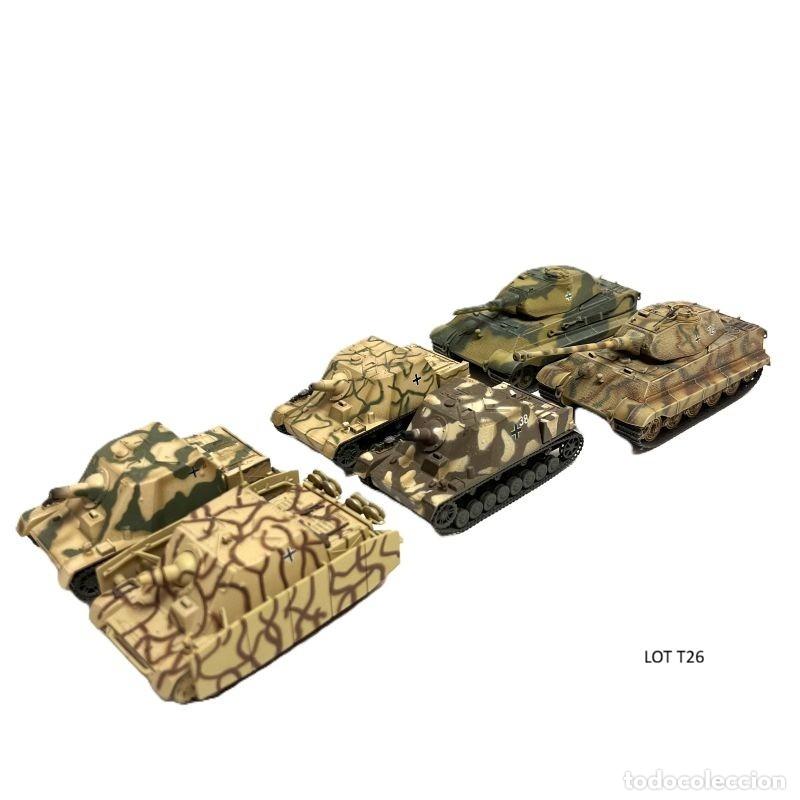 Maquetas: T26 SET 6 TANQUES 2&ordf; GUERRA MUNDIAL 1:72 Dragon Armor. 4 Sturmpanzer IV Brummbar 2 Panzer VI Tiger