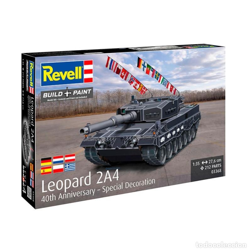 Maquetas: Maqueta Revell Tanque Leopard 2A4 - Special Decoration 40th anniversary 1:35 Novedad