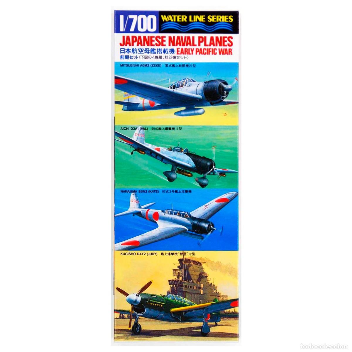 Maquetas: Maqueta 1/700 Japanese Naval Planes (Early Pacific War) TAMIYA