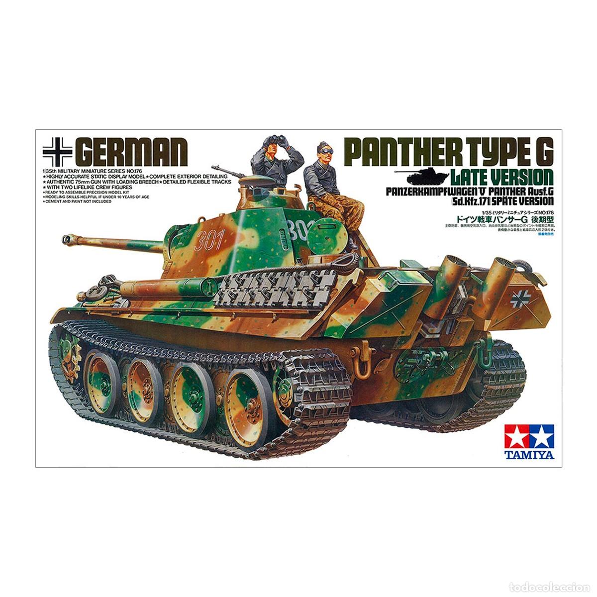Maquetas: Maqueta Blindado alem&aacute;n Escala 1/35 Panther G/Late Version TAMIYA