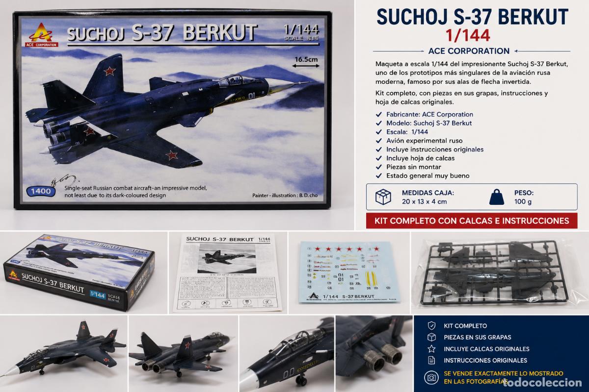 Maquetas: ACE CORPORATION 1400 SUCHOJ S-37 BERKUT ESCALA 1/144