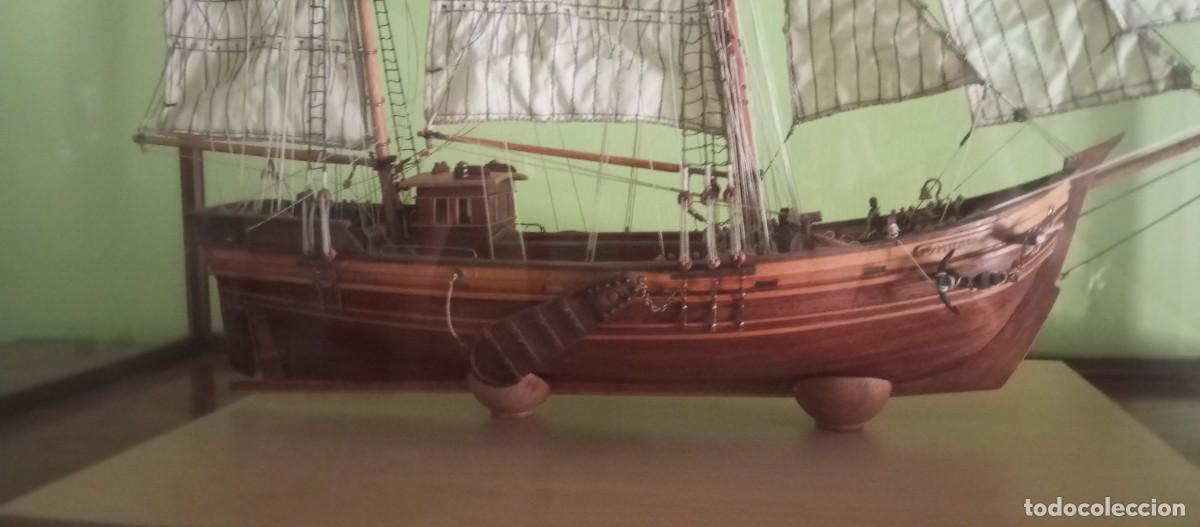 Maquetas: Preciosa maqueta de barco artesanal
