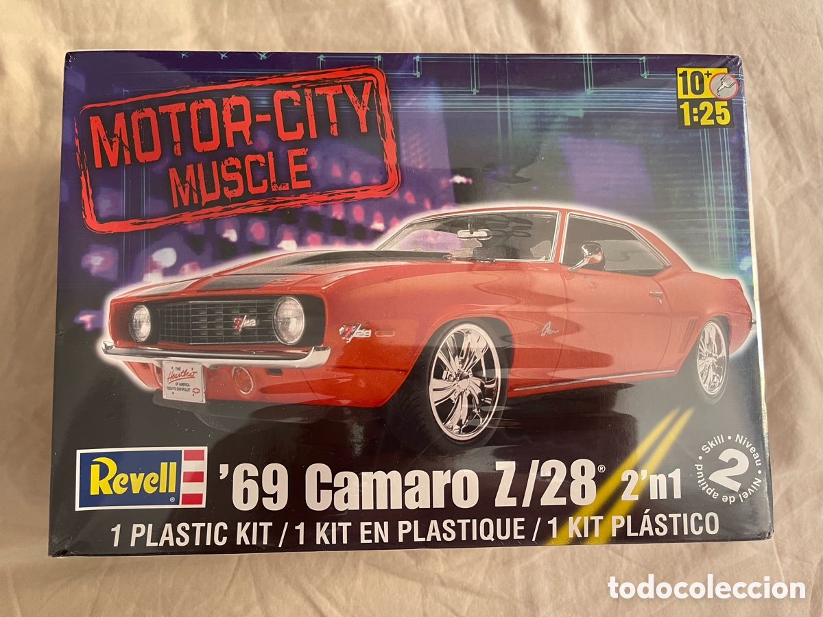 Maquetas: 69 Camaro Z/28 2 en 1 1:25 REVELL MAQUETA COCHE MUSCLE CAR