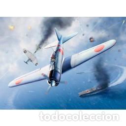 Maquetas: Maqueta Academy Avi&oacute;n Japon&eacute;s A6M2b Zero Fighter M. 21 B Midway Escala 1/48