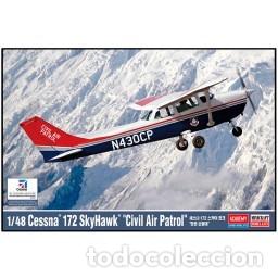 Maquetas: MaquetaAcademy Avi&oacute;n Cessna 172 Skyhawk Civil Air Patrol Escala 1/48