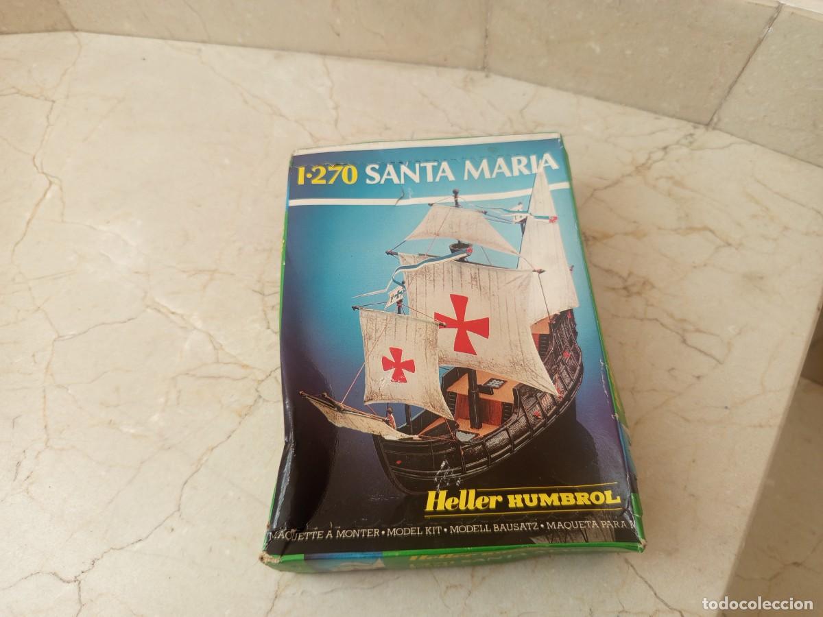 Modelle: MAQUETA SANTA MAR&Iacute;A. DE HELLER HUMBROL. A&Ntilde;OS 80. NUEVA EN CAJA. MADE IN FRANCE
