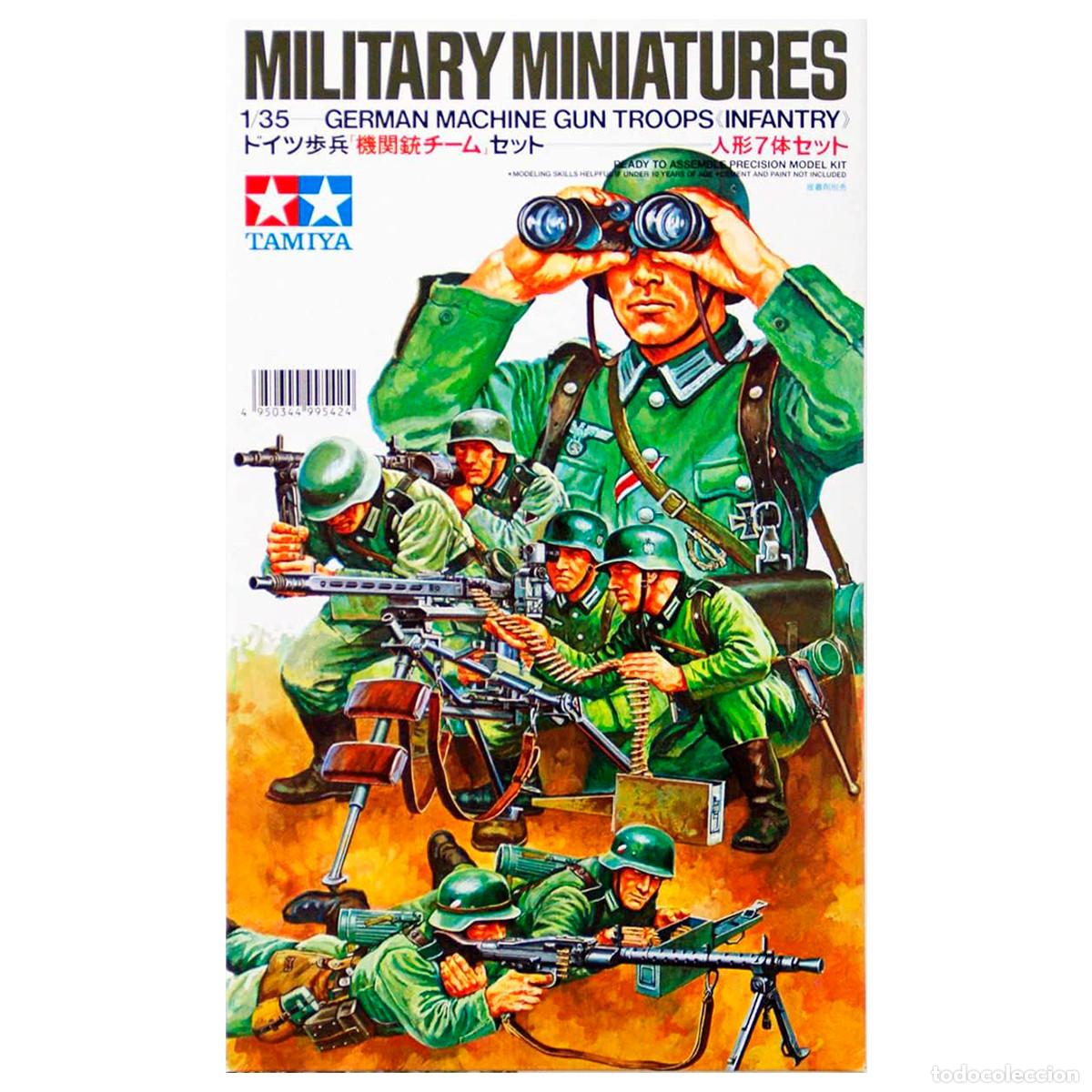 Maquetas: Maqueta Tamiya 1/35 German Machine Gun Troops - Foto 1