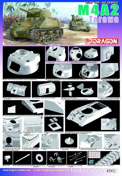 Maquetas: DRAGON - M4A2 Tarawa LEER DESCRIPCION 1/35 6062
